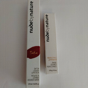 Nude by Nature Satin Liquid Lipstick + lip primer